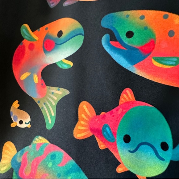 Colorful Fish Skirt! size 2XL (NWOT) - Picture 2 of 7